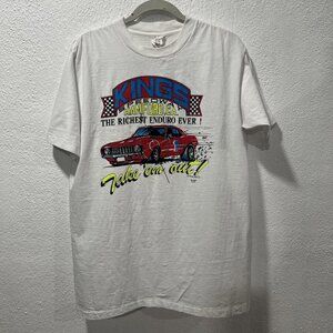 Vintage Single Stitch Kings Men‎  Speed Way O.TEE SZ XL T-Shirt